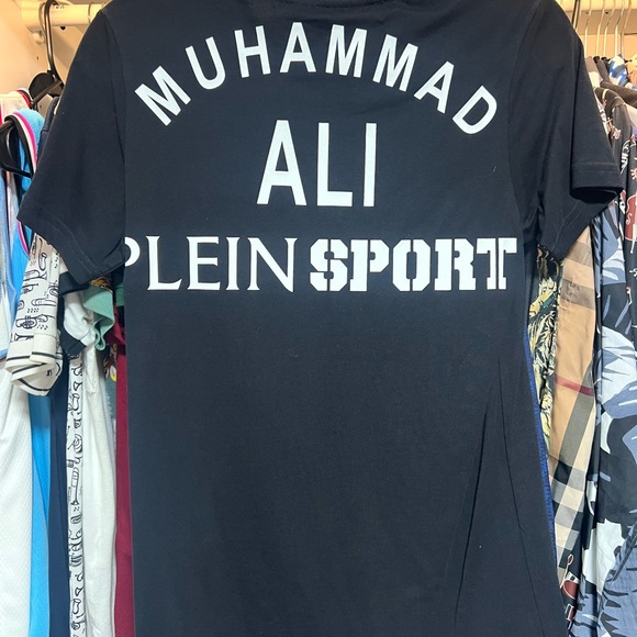 Plein Sport Muhammad Ali I’m The Greatest Black Graphic Short Sleeve Tee - S - Picture 4 of 4